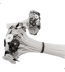 Kit 100 Pavio De Vela De Algodão Com Ilhões De 15cm 1mm