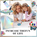 Adesivos Vinil Jato De Tinta Holográfico A4 20 Folhas Mecolour