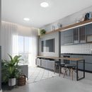 Painel Led Plafon Aluminio Sobrepor 18w 4000k Branco Neutro 22cm Redondo Cod:767100870 Avant