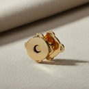 10 Botões Magnético Imantado Dourado 18mm P/ Costurar.