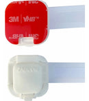 6 Trava Gaveta Armário Segurança Protetor Proteção Bebe Bca Cor Branca / Incolor