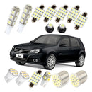 Kit Lampadas Led Golf Polo Hatch Pingo Teto Placa Ré Torpedo - Branca Golf Polo