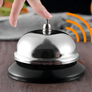 Campainha Sino Balcão Garçom Hotel Recepção Padaria Porteiro Cor Prateado