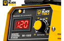Máquina Inversora De Solda Portatil Mma Eletrodo MI150D 120A The Black Tools