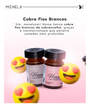 Henna Menela Preto Profissional Para Designer De Sobrancelhas 2.5g Com Fixador e Nanotecnologia