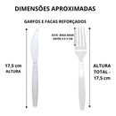 Prato Descartável Isopor Reforçado Churrasco 100un. Branco