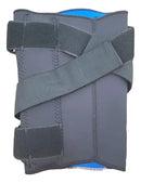 Joelheira Articulada C/ Cintas Cruzadas Cor Preto Tamanho Gg