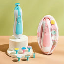 Cortador Aparador De Unha Bebê Elétrico C/6 Refis Criança Cor Azul-claro