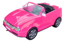 Brinquedo Carrinho Conversível Para Boneca Infantil Carro Em Miniatura Fashion Rosa Grande Tamanho De 37cm Com 2 Lugares Compatível Com Bonecas Barbie - 1023 Apolo Brinquedos