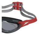 Óculos Natação Speedo Hydrovision Uv Antiembaçamento Adulto Cor Vermelho