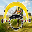 Protetor Facial Com Tela De Aço Para Roçadeiras Motosserras