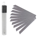 Lâmina Estreita Para Estilete 9mm Com 100 Peças