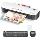 Plastificadora Laminadora A4 fria e quente, esquinero, cortador de papel, função ABS anti-atolamento, 127 V