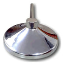 Ducha Chuveiro Fria Piscina Jardim Quintal 6 Pol. Cromada Acabamento Brilhante Cor Cromado