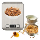 Balança De Cozinha Digital Inox Até 10kg Alimentos Portá Inox