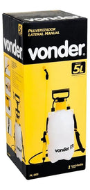 Pulverizador Bomba Manual Lateral 5 Lts Vonder Prof Pl005 Cor Branco