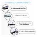 Corda de Pular Profissional Alças Leve Rolamento Premium 0.2