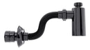 Sifão Copo Blukit Tubo Extensivo Universal P/lavatório Preto