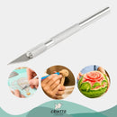 Estilete De Precisão Para Corte Bisturi Arte + 5 Lâminas