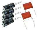 4 Capacitor Corneta 47x100 + 2 Capacitor Sup Tweeter 2m2x250