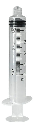 Seringa SR Luer Lock 5ml Sem Agulha HiPodérmica Rosca 100un
