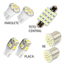 Kit Lampadas Led Gol Bola G2 Luz Pingo Teto Placa Ré Torpedo Branco Diversos 12 Volts