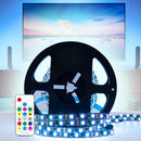 Fita Led Ws2811 Endereçável 5 Metros 300 Leds 12v Ip20 Vlx Luz Rgb Preta