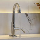 Torneira Lavatorio Banheiro ABS 1/4 Volta Cromada Hope Metais 1198 C72 Plateado