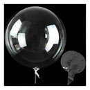 50 Un Balão Bubble 24 Polegadas 60cm Transparente Premium