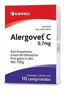 Anti-histamínico Alergovet Cães E Gatos Coveli - 0,7mg