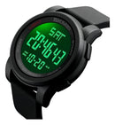 Relógio de pulso digital Skmei 1257 com corria de poliuretano cor preto