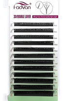 Cílios 6dw Fadvan 3d Duplo Curv D Volume Egí 8 mm 6DW/3DWDUPLO