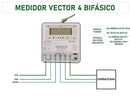 Relógio Energia Medidor Bifásico Nansen Vector 4 Pa 2 - 120a