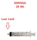 Seringa Descartável 20ml Luer Lock C/50 Unidades Descarpack Capacidade em volume 20 mL