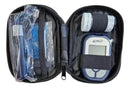 Kit Monitor Medidor De Glicemia Glicose G-tech Vita Cor Azul