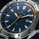 Relógio Technos Masculino Militar Prata Cor do fundo Azul