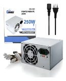 Fonte De Alimentação Para Pc Cowboy Atx 250w Cor Prata
