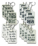 50 Chaveiros Mdf Lembrança Temas P/ Igreja Festividade Brind