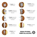 Par Dobradiça Vai E Vem Starfer 3 Polegadas Òtima Qualidade