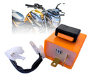 Rele Pisca Seta Led Moto 2 Pinos Com Regulagem De Velocidade Com Regulador De Velocidade