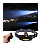 Lanterna Cabeca Testa Capacete C/ Foco Recarregavel Usb, Led Cor da lanterna Branco Cor da luz Branco