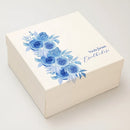 Caixa Personalizada Convi Azul Royal - padrinhos casal