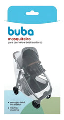 Mosquiteiro Para Carrinho E Bebê Conforto - Marca Buba Cor Branco