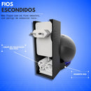 Suporte Tomada Parede Amazon Alexa Echo Dot 4ª E 5ª Geracao Cor Preto Stephan