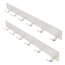 Kit 2 Cabide De Parede Reforçado Sem Furos Multifuncional