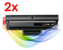 Kit 2x Toner Compatível com HP W1105 com Chip 105a 107a 107w 135a 135w Laserjet Tinta Preto Uni