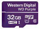 Cartão De Memória Micro SD 32GB WD Purple 16TBW Intelbras P/ CFTV e Segurança