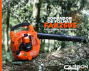 Soprador de folhas lateral Fak260S 2T 26Cc 0,90Hp Carbon Fak cor laranja profissional a gasolina