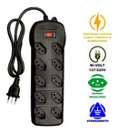 Filtro De Linha 10 Tomadas Extensão Espaçada 3 Pinos Qfl10