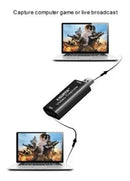 Placa De Captura Vídeo Mini 4k 1080p Hdmi Usb 2.0 Live Steam